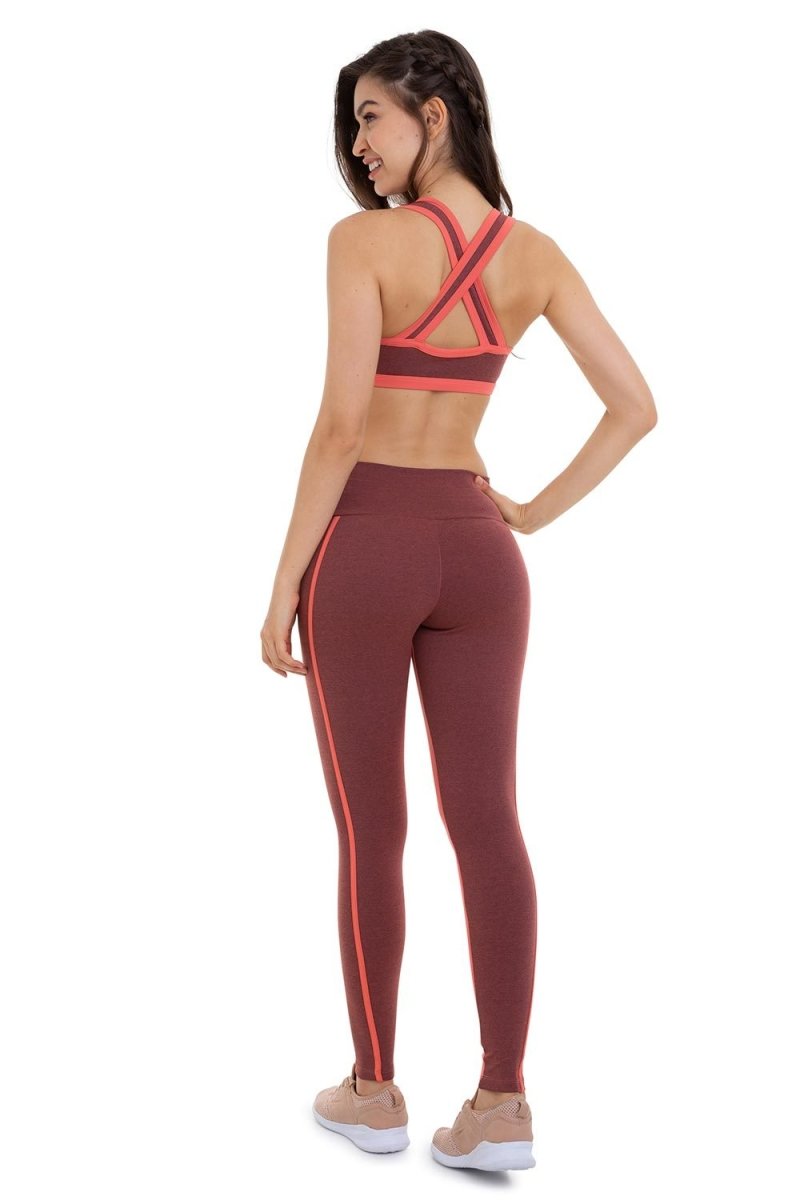 Leggings Leggings Duo Mescla - Caju Brasil