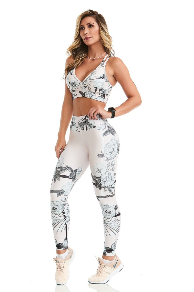  Leggings - Leggings Print Royale - Cajubrasil & Nova Cabana Activewear 