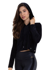  Cropped Sweatshirt - Long Sleeve Cropped Majesty - Cajubrasil & Nova Cabana Activewear 