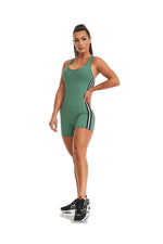  Jumpsuit - Short Jumpsuit Elastic - Massam Fitness & Nova Cabana Activewear 